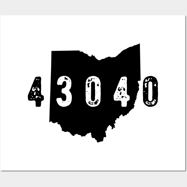 43040 Zip Code Ohio Marysville Wall Art by OHYes